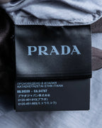 “PRADA” Bicolor back designed dress shirt