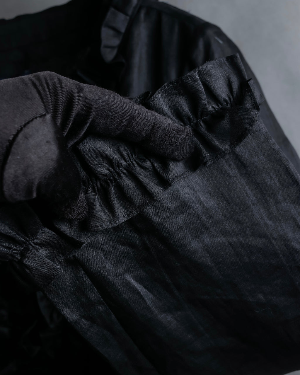 "S Max Mara" Tiered frill design belted dress