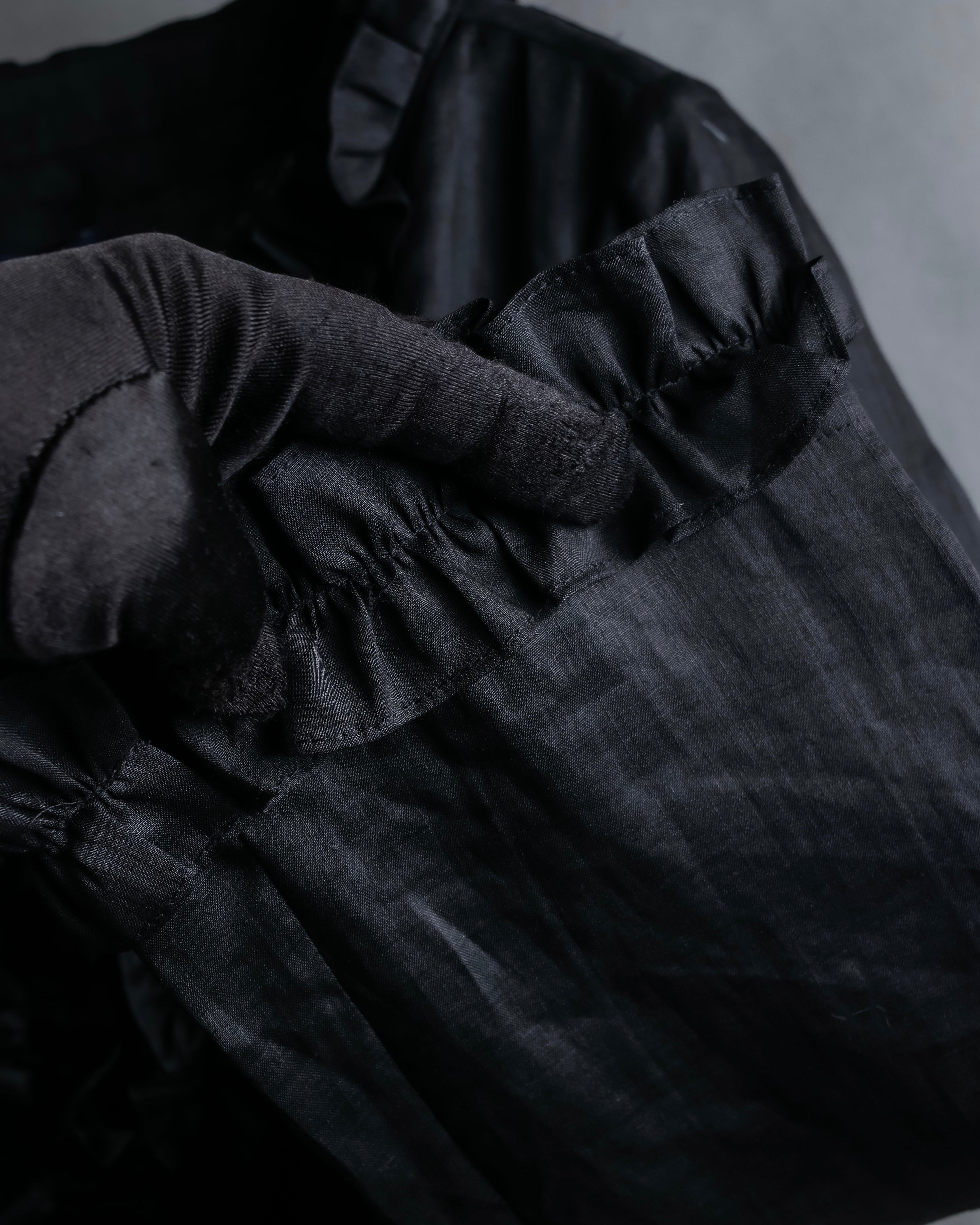 "S Max Mara" Tiered frill design belted dress