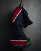 "Christian Dior" 70’s-80’s oblique jacquard merino wool stole