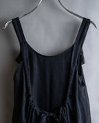 "FENDI" Gathered frill design sleeveless dress