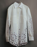 “BURBERRY” 2018-2022 Cutwork embroidered cotton shirt