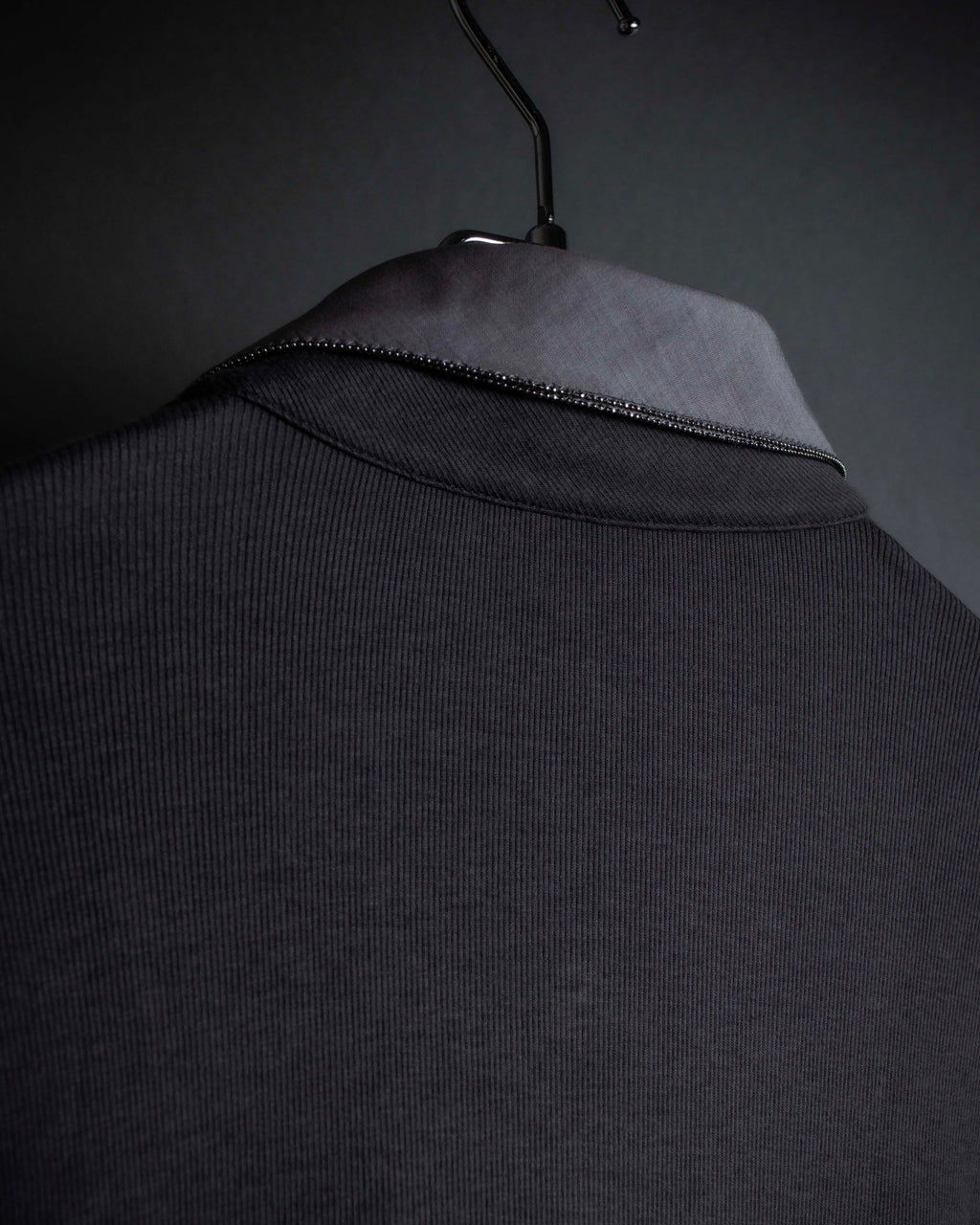 "BRUNELLO CUCINELLI" Layered shirt docking design knit pullover