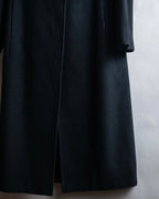 "JIL SANDER" 100% cashmere straight line stand collar coat