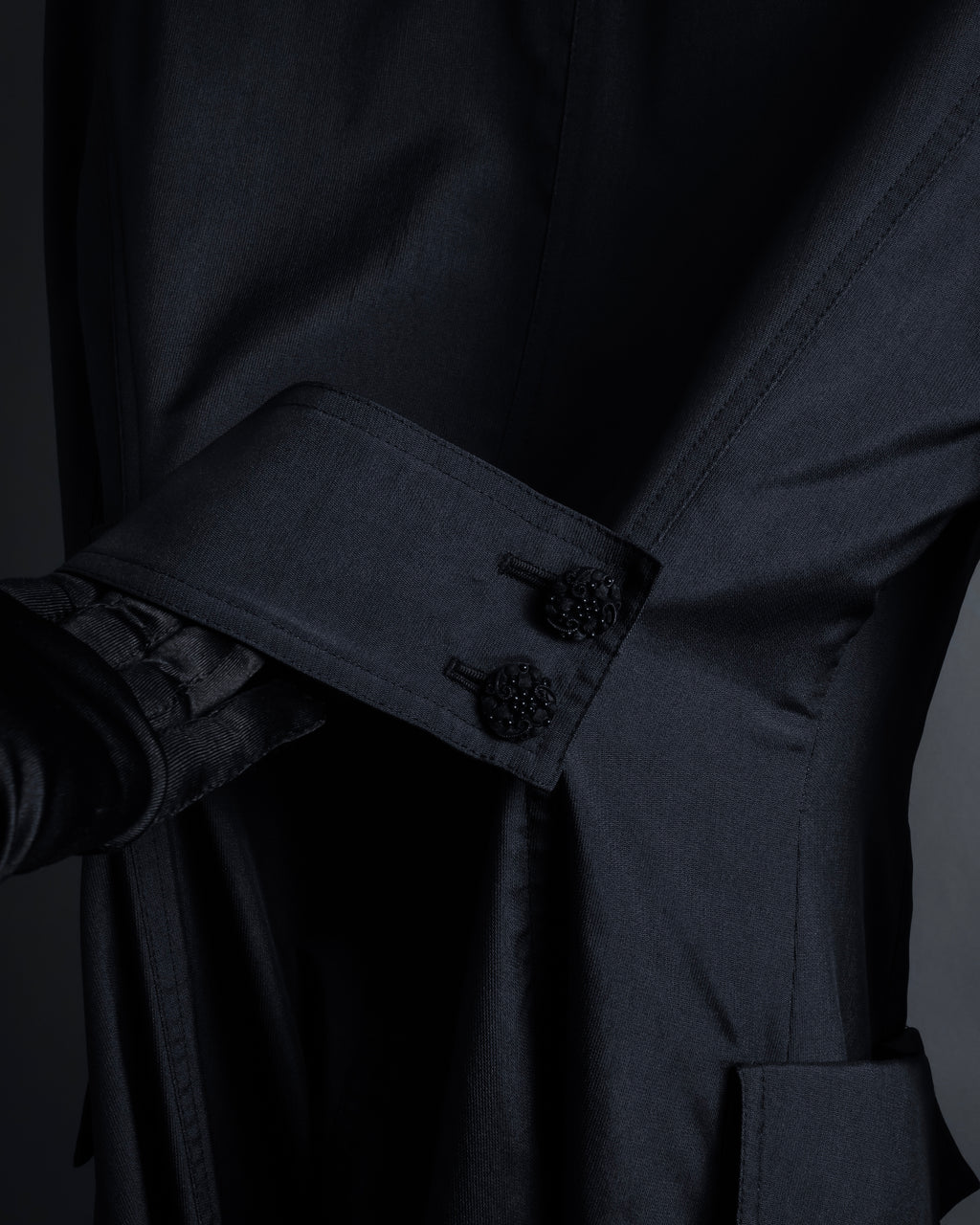 "Christian Dior" Waist shaped princess-line silhouette coat