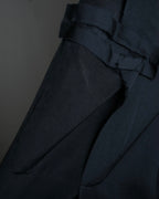 "B Yohji Yamamoto" Inside-out design super long shirt coat