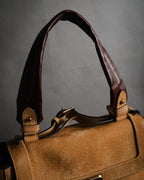 “Chloé” 12-14 Alice bicolor trapeze tote bag