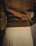 -SPECIAL- “GUCCI” 70’s-80’s Bovine suede bomber jacket