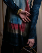 "Loro Piana" Hand-painted gradient knit tunic