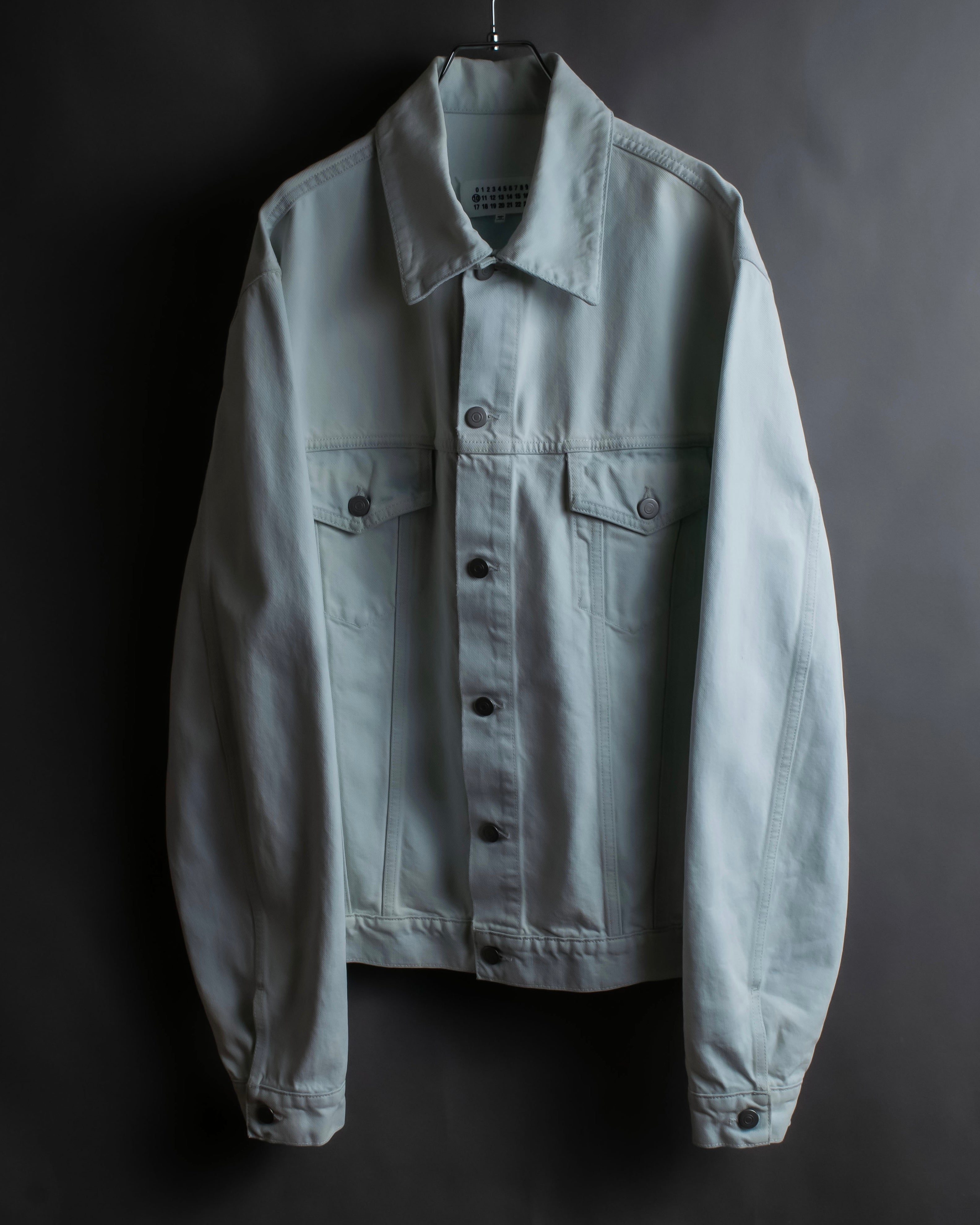 "MAISON MARGIELA" 20SS Washed pale blue denim jacket