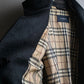 "BURBERRY" Cashmere blend stand-up collar short length blouson