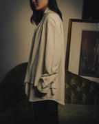 –SPECIAL– “LOEWE” 10’s-20’s Asymmetrically draped silk shirt