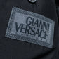 "GIANNI VERSACE" Structured silhouette wool soutien coat