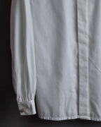 "Christian Dior" Diamond pattern woven metal button shirt