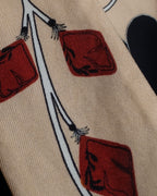 "Christian Dior" Iconic motif silk twilly scarf