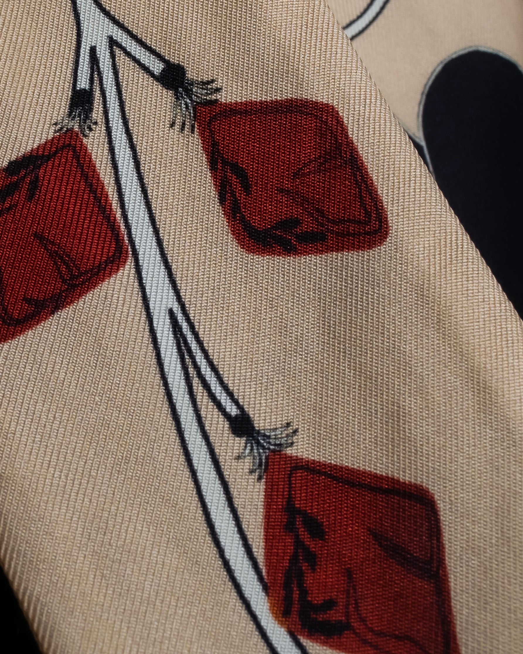 "Christian Dior" Iconic motif silk twilly scarf