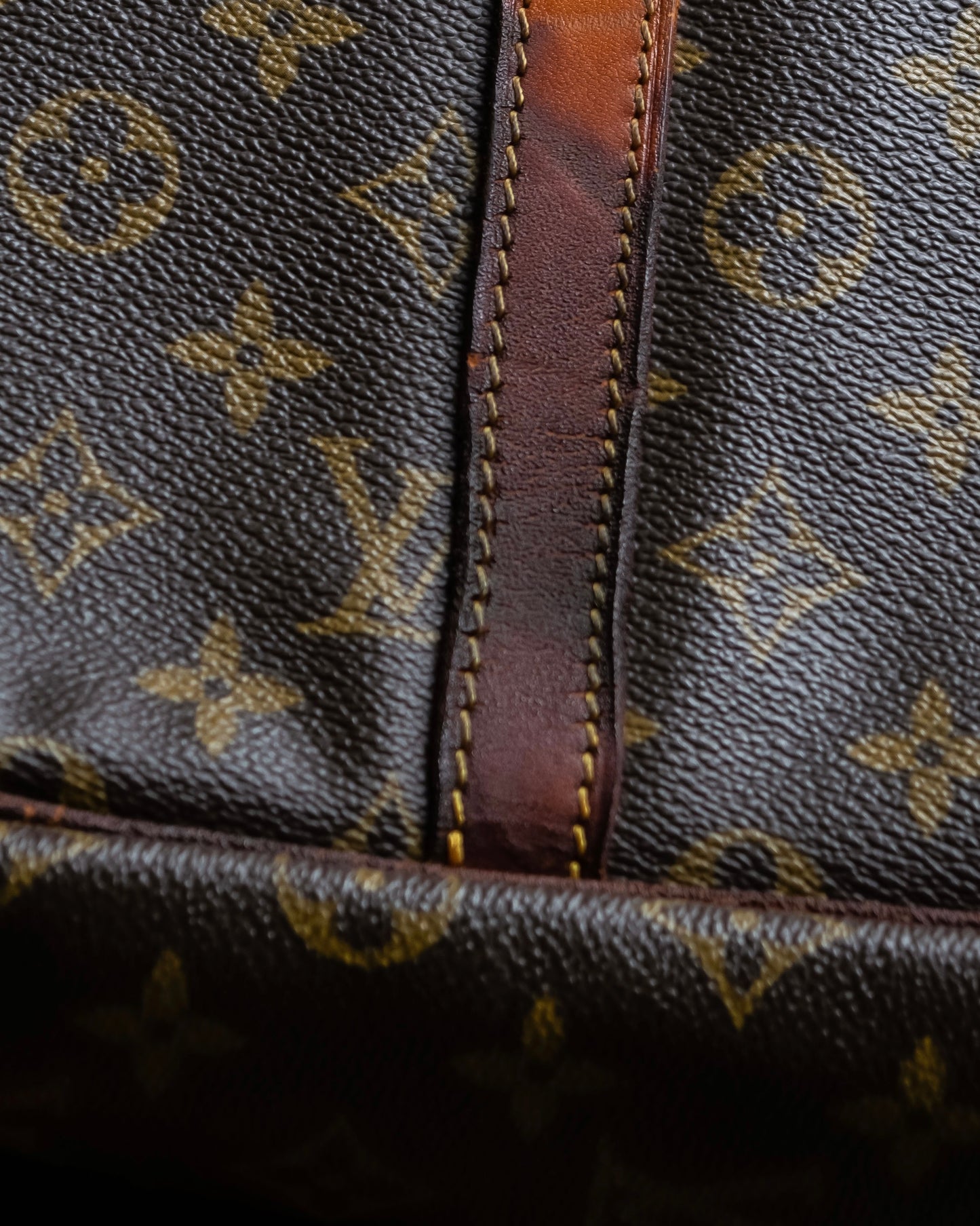 "LOUIS VUITTON" Porto document voyage monogram pattern boston bag