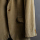 "Vintage brushed peak lapel 1 button tailored jacket"