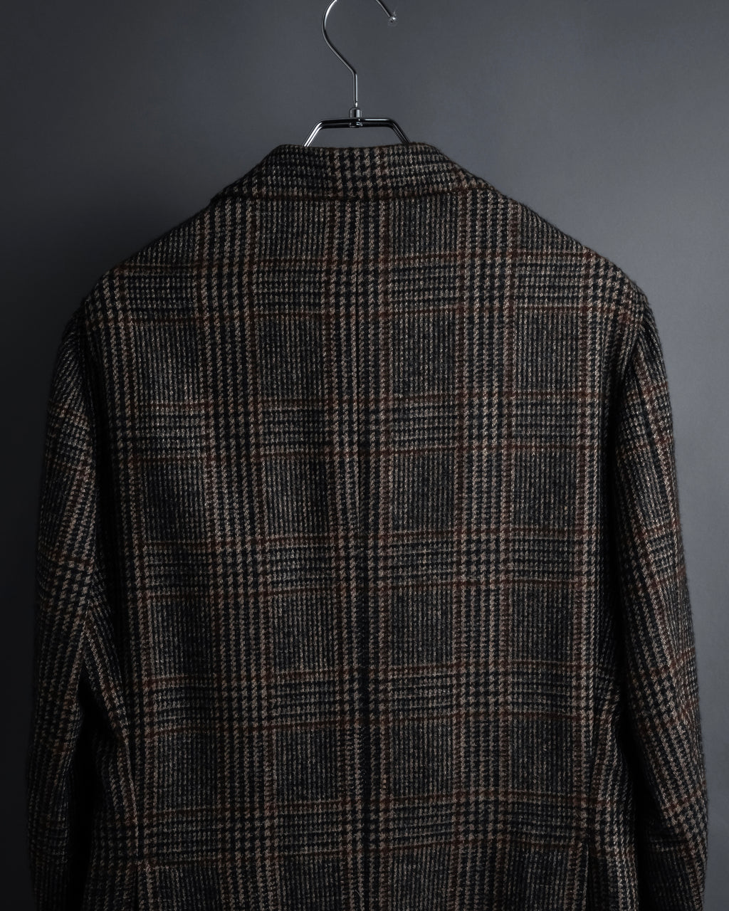 "Ernesto" Glen plaid flannel tailored jacket