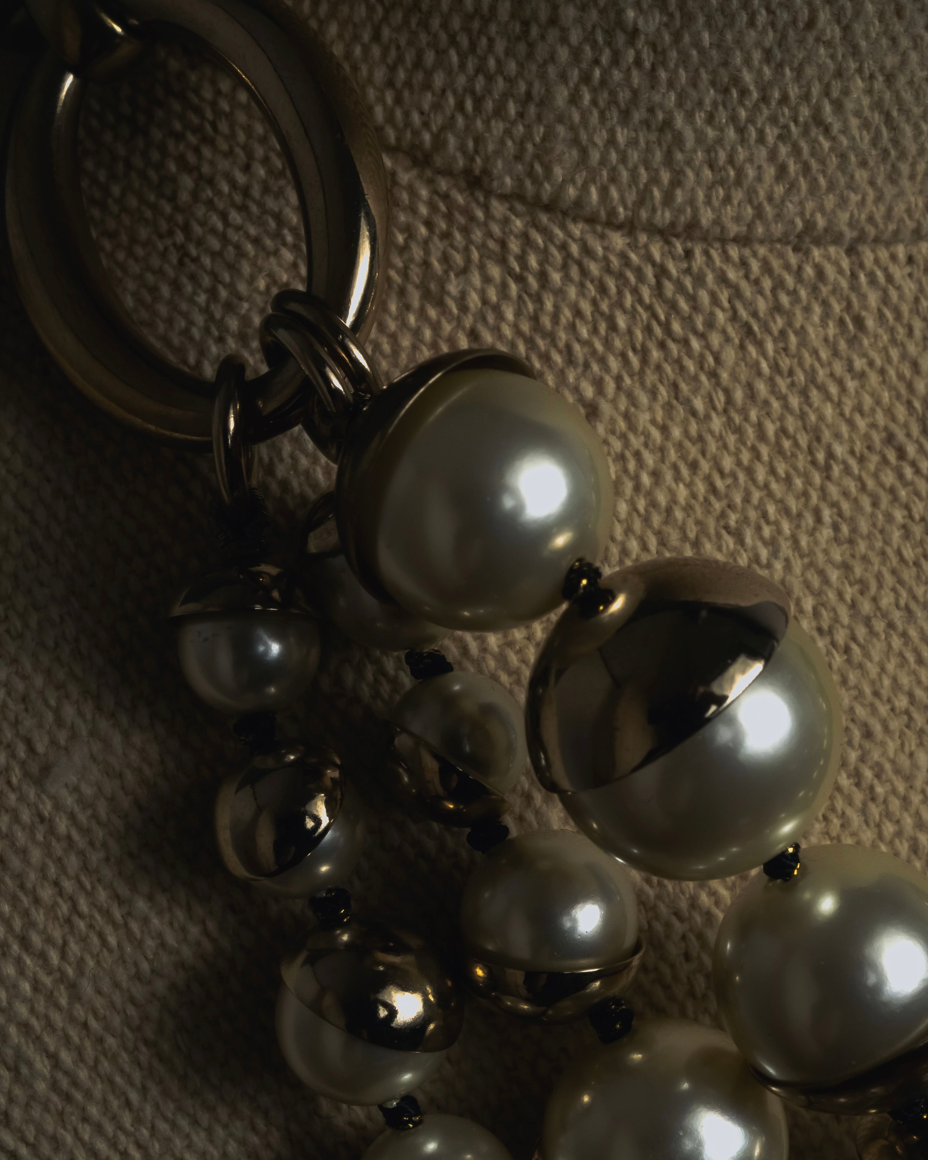 -SPECIAL- "Christian Dior"
John Galliano period Pearl Metal Design Layered Necklace