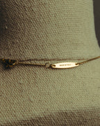 “Ferragamo” 90’s-00’s Interlocking ring pendant necklace