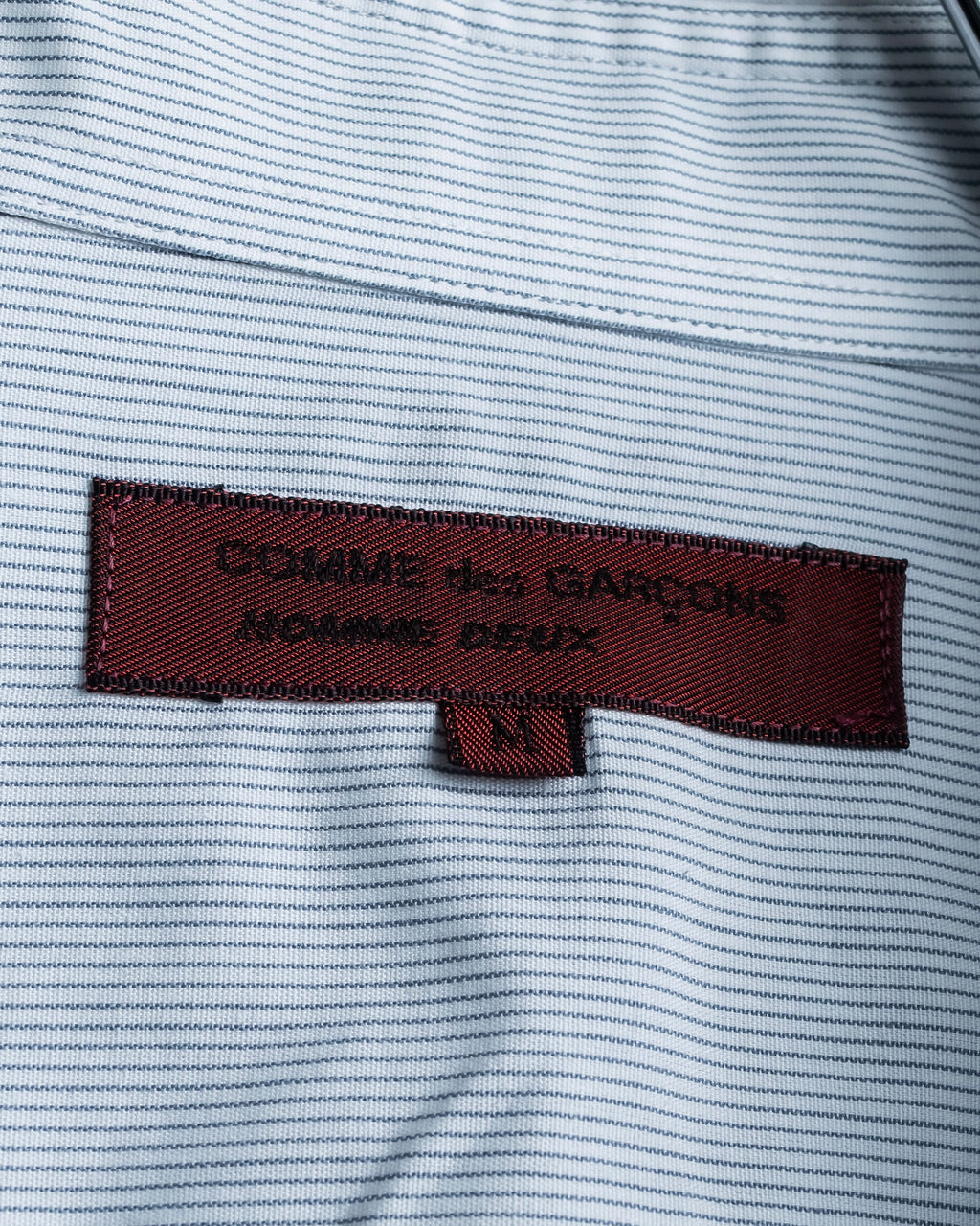 "COMME des GARCONS HOMME DEUX" Striped button-down shirt