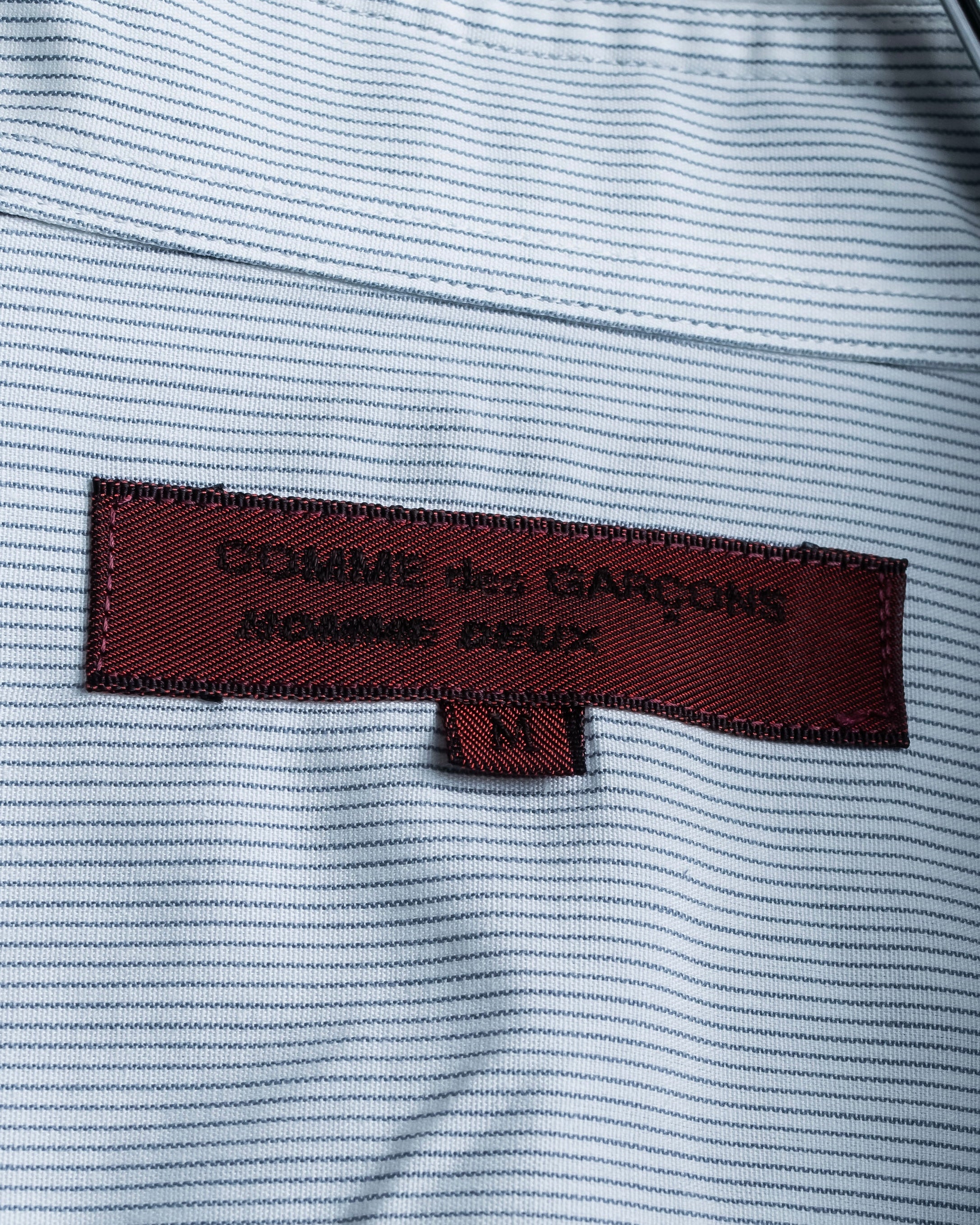 "COMME des GARCONS HOMME DEUX" Striped button-down shirt