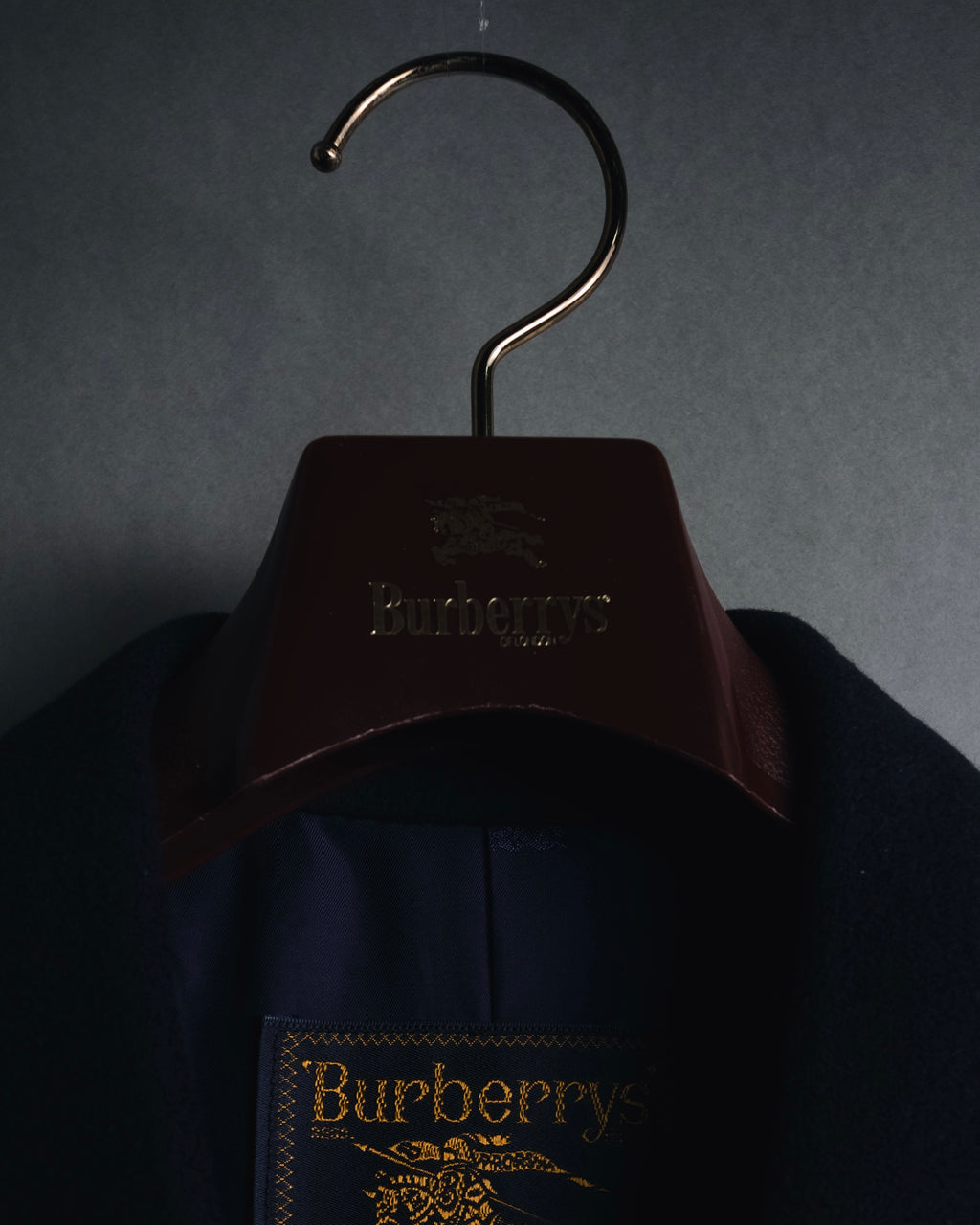–SPECIAL– "BURBERRYS" Late 80’s-early 90’s wool and cashmere double-breasted chester coat