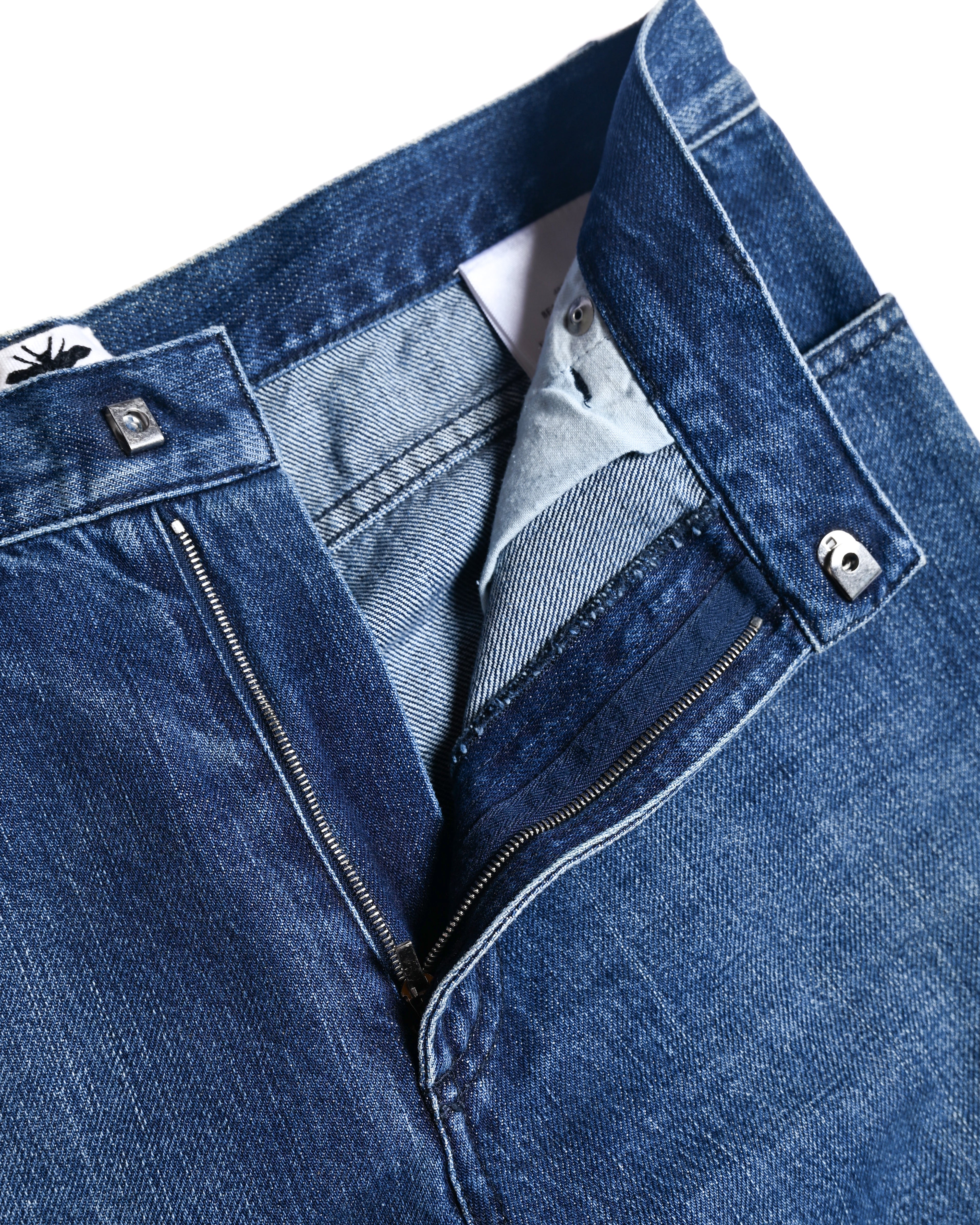 Christian Dior/ Cut Out Hem Straight Silhouette Denim