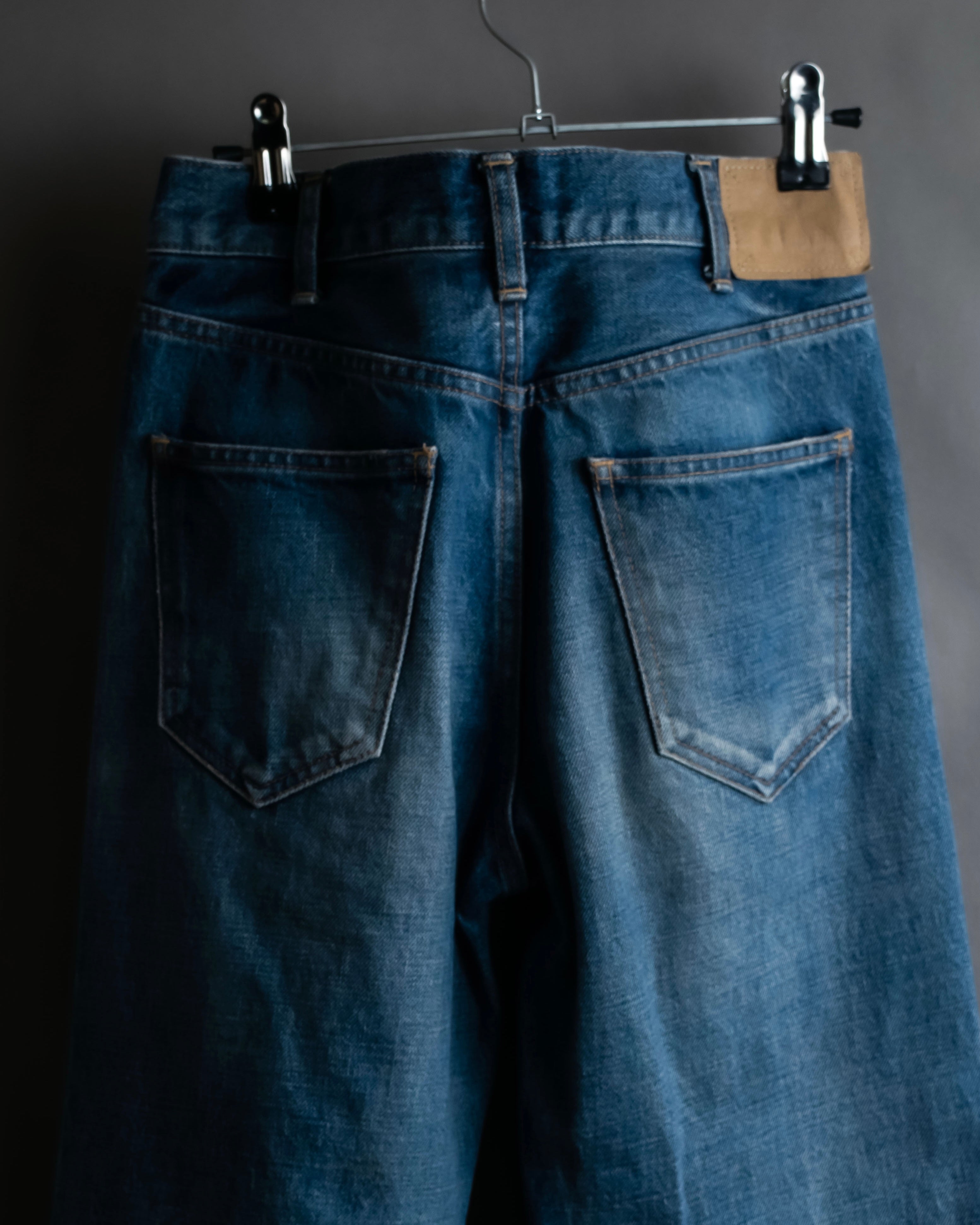 "CELINE" Stonewash design straight denim