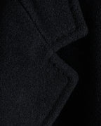 "Max Mara" 90's White tag tailored collar angora mix coat