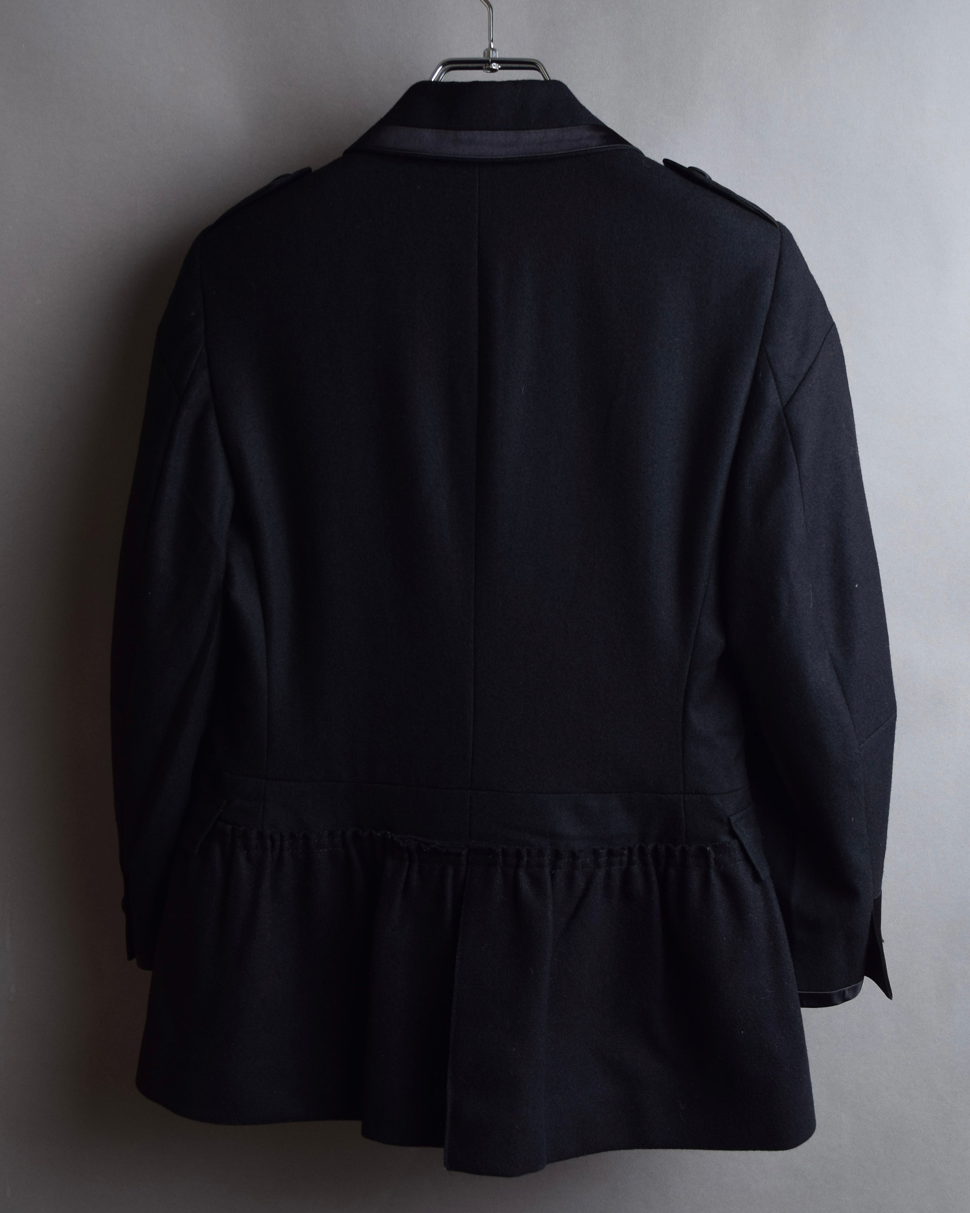 "MIU MIU" Military details trimmings tailored jacket