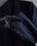 "HERMES" Pinstripe relaxed tailored jacket