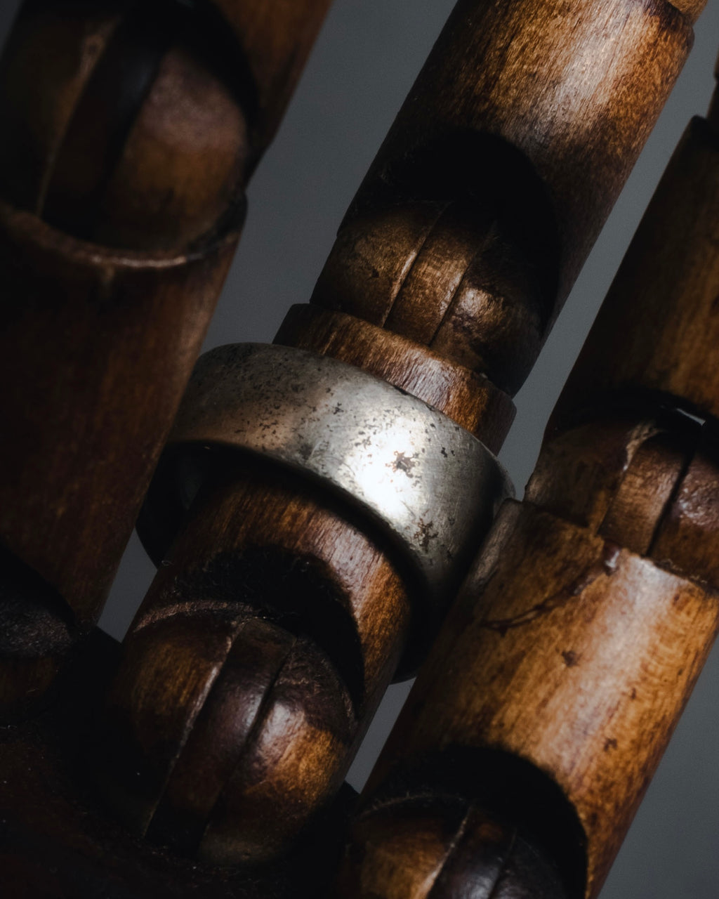 "Jean Paul GAULTIER" 90’s-00’s Sculpted wave band ring