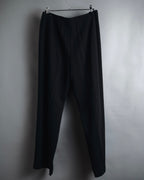 "GIORGIO ARMANI" 90’s Minimalist straight-leg virgin wool slacks