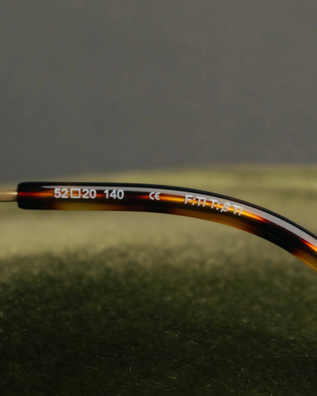 “Yohji Yamamoto” 2019-2021 Y motif browline optical glasse