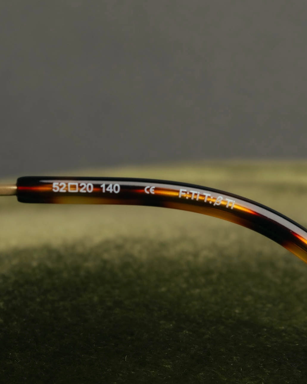 “Yohji Yamamoto” 2019-2021 Y motif browline optical glasse