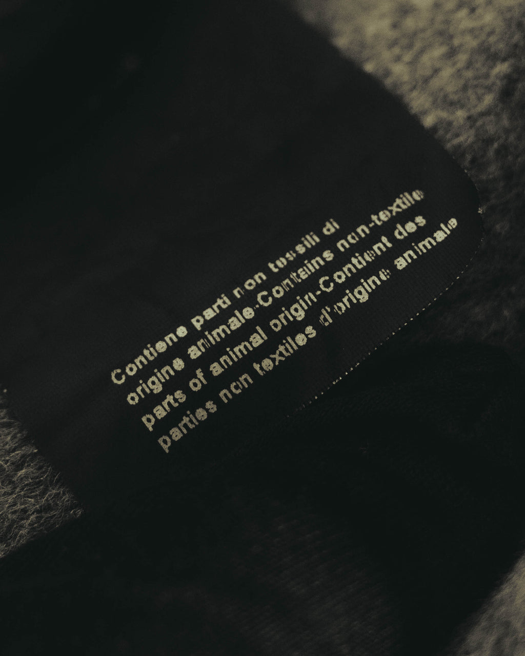 “BALENCIAGA” 00’s-10’s Wool angora wide-lapel coat
