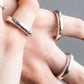 "CHANEL" Silver 925 three connected rings