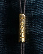 Pantalones de mezclilla con lavado de libélula de GUCCI