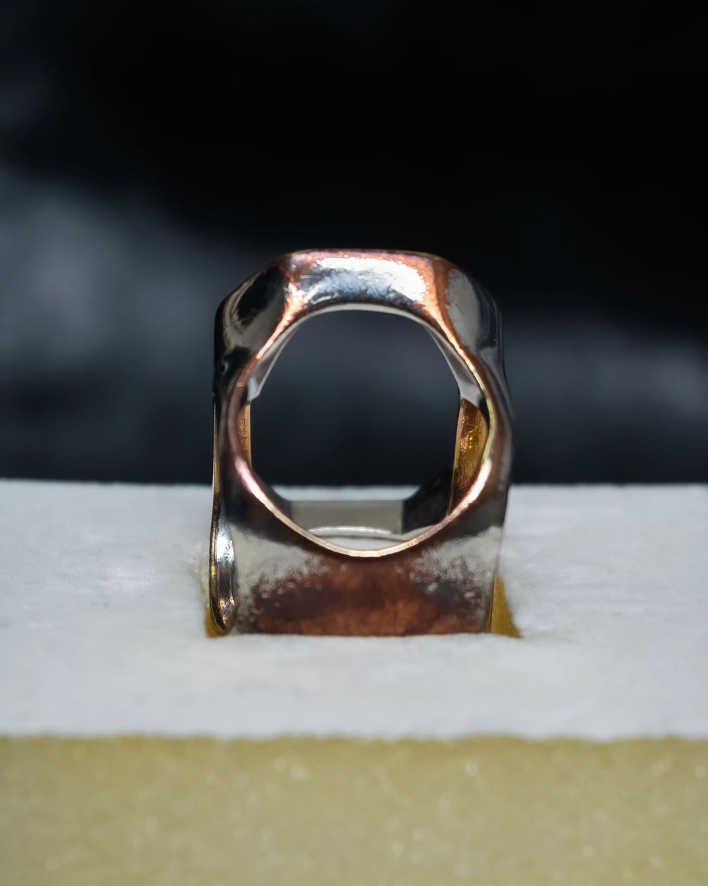 "Maison Margiela" octagon designed 2-way ring