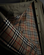 "BURBERRYS" Cape-attached design stand collar coat