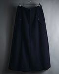 "Robe de chambre COMME des GARÇONS" 99AW asymmetrical panel wrap skirt