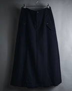"Robe de chambre COMME des GARÇONS" 99AW asymmetrical panel wrap skirt