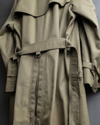 "BURBERRYS" Military detail long trench coat