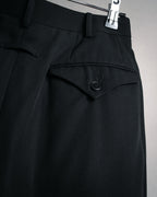 “GAULTIER objet HOMME” 90’s Two tuck wide trousers