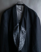 Vintage lapel design tailored jacket