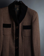 "FENDI" Velvet switching design herringbone set up