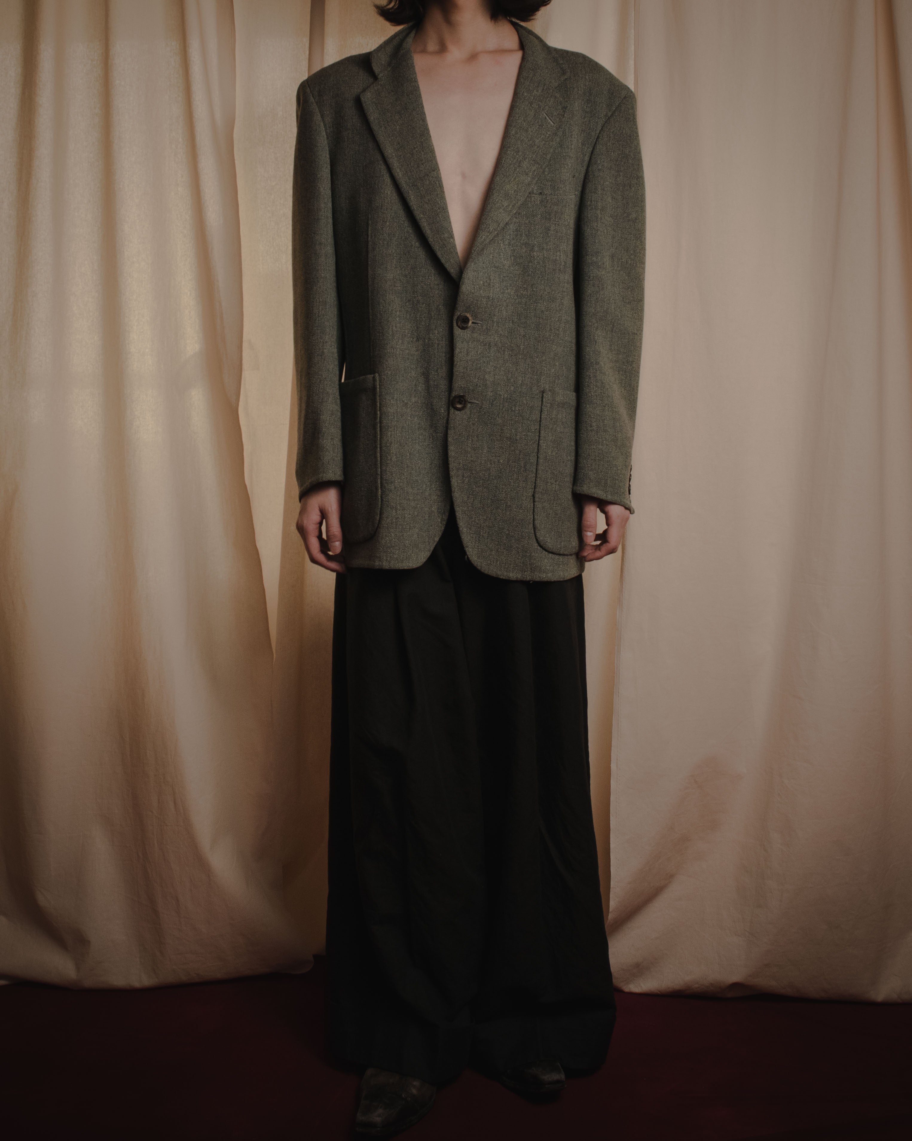 "Burberrys" 90’s early british tweed country tailored jacket