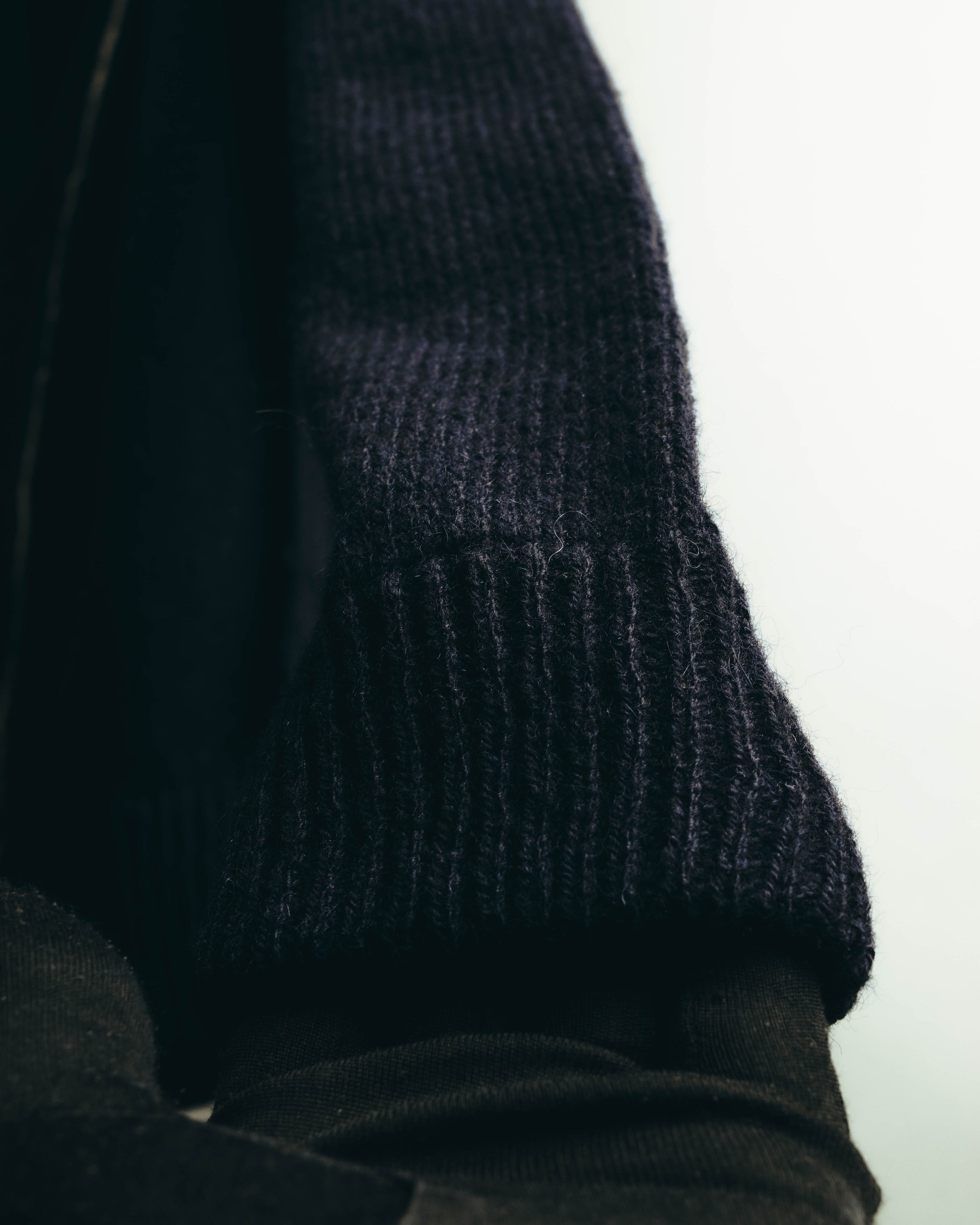 "Yohji Yamamoto +NOIR" 00's-10's Soft alpaca wool knit cardigan